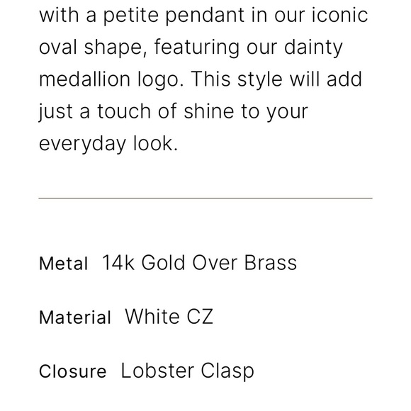 NWT Kendra Scott Rue Necklace gold - Picture 3 of 6